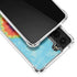 Liquid Blue Tie Dye Heart Galaxy S21 FE Clear Case