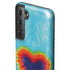 Liquid Blue Tie Dye Heart Galaxy S21 Plus 5G Pro Case