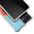 Liquid Blue Tie Dye Heart Galaxy S21 Ultra 5G Clear Case