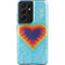 Liquid Blue Tie Dye Heart Galaxy S21 Ultra 5G Pro Case