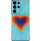 Liquid Blue Tie Dye Heart Galaxy S21 Ultra 5G Skin