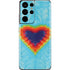 Liquid Blue Tie Dye Heart Galaxy S21 Ultra 5G Skin