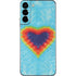 Liquid Blue Tie Dye Heart Galaxy S22 Plus Skin