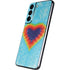 Liquid Blue Tie Dye Heart Galaxy S22 Skin