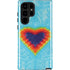 Liquid Blue Tie Dye Heart Galaxy S22 Ultra Pro Case
