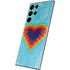 Liquid Blue Tie Dye Heart Galaxy S22 Ultra Skin