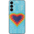 Liquid Blue Tie Dye Heart Galaxy S23 FE Skin