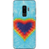 Liquid Blue Tie Dye Heart Galaxy S9 Plus Skin