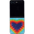 Liquid Blue Tie Dye Heart Galaxy Z Flip5 5G Skin