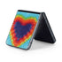 Liquid Blue Tie Dye Heart Galaxy Z Flip5 5G Skin