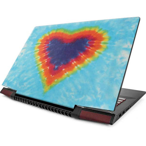 Liquid Blue Tie Dye Heart Lenovo IdeaPad Skin