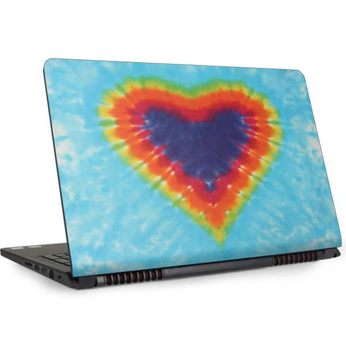 Liquid Blue Tie Dye Heart Dell Inspiron Skin