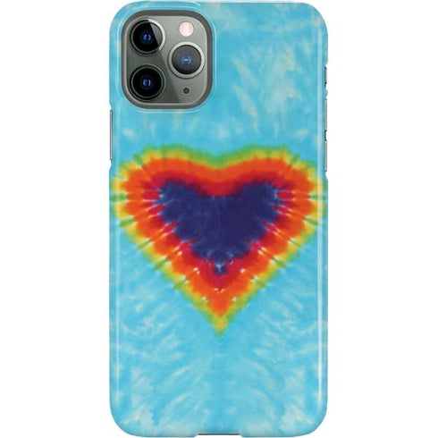 Liquid Blue Tie Dye Heart iPhone 11 Pro Lite Case