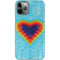 Liquid Blue Tie Dye Heart iPhone 11 Pro Lite Case