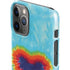 Liquid Blue Tie Dye Heart iPhone 11 Pro Lite Case