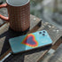 Liquid Blue Tie Dye Heart iPhone 11 Pro Max Skin