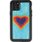 Liquid Blue Tie Dye Heart iPhone 11 Pro Max Waterproof Case