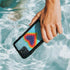Liquid Blue Tie Dye Heart iPhone 11 Pro Max Waterproof Case