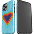 Liquid Blue Tie Dye Heart iPhone 12 Pro Impact Case