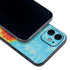 Liquid Blue Tie Dye Heart iPhone 12 Skin