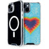 Liquid Blue Tie Dye Heart iPhone 13 MagSafe Case