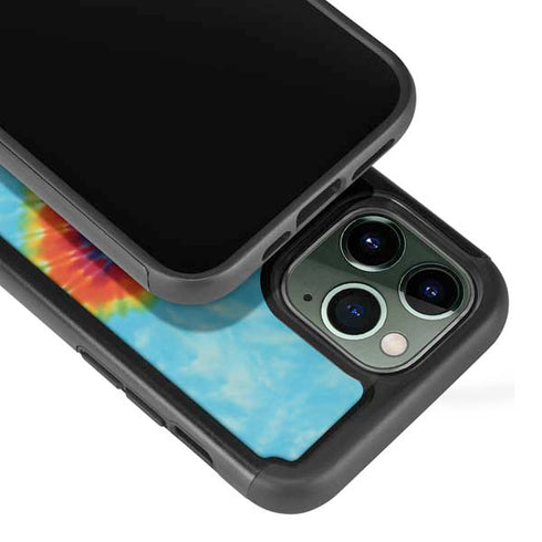 Liquid Blue Tie Dye Heart iPhone 13 Pro Cargo Case