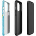 Liquid Blue Tie Dye Heart iPhone 13 Pro Impact Case