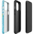 Liquid Blue Tie Dye Heart iPhone 13 Pro Max Impact Case