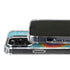 Liquid Blue Tie Dye Heart iPhone 14 Pro Max MagSafe Case