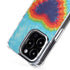 Liquid Blue Tie Dye Heart iPhone 15 Pro Max MagSafe Case