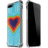 Liquid Blue Tie Dye Heart iPhone 7/8 Plus Clear Case