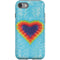 Liquid Blue Tie Dye Heart iPhone SE (2nd & 3rd Gen) Pro Case