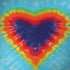Liquid Blue Tie Dye Heart iPhone X Pro Case