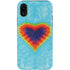 Liquid Blue Tie Dye Heart iPhone XR Pro Case