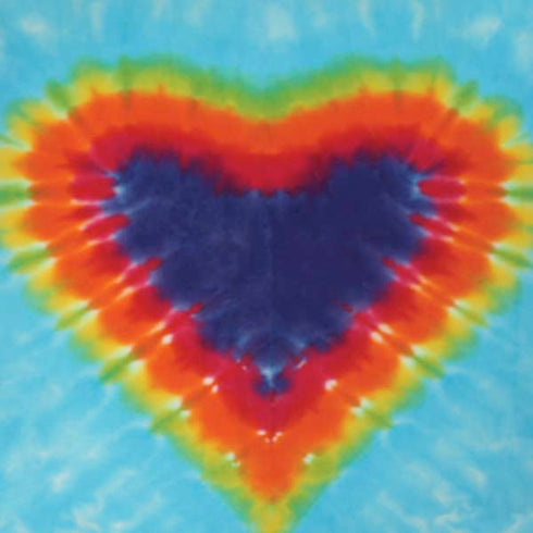 Liquid Blue Tie Dye Heart iPhone XR Pro Case