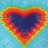 Liquid Blue Tie Dye Heart iPhone XR Pro Case