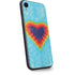Liquid Blue Tie Dye Heart iPhone XR Skin