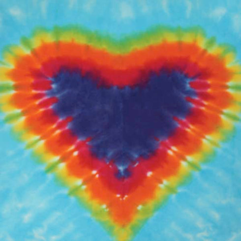 Liquid Blue Tie Dye Heart iPhone XS Pro Case
