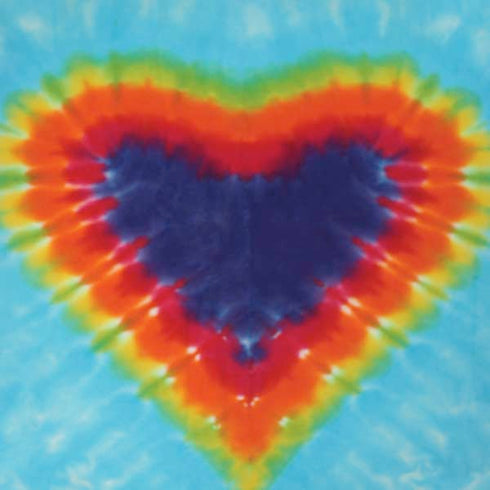 Liquid Blue Tie Dye Heart iPhone XS Skin
