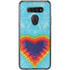 Liquid Blue Tie Dye Heart LG K51/Q51 Clear Case