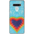 Liquid Blue Tie Dye Heart LG Stylo 6 Clear Case