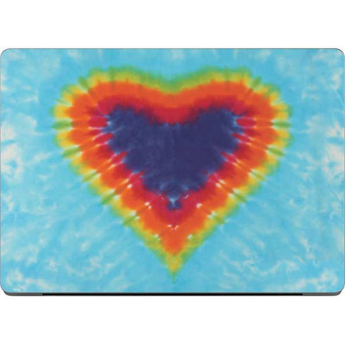 Liquid Blue Tie Dye Heart MacBook Pro 14in (2021-24) Skin