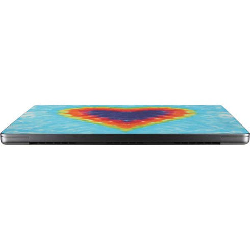 Liquid Blue Tie Dye Heart MacBook Pro 14in (2021-24) Skin
