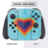 Liquid Blue Tie Dye Heart Nintendo Switch Bundle Skin