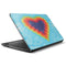 Liquid Blue Tie Dye Heart HP Notebook Skin