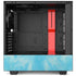 Liquid Blue Tie Dye Heart NZXT H510 Compact ATX Mid-Tower Case Skin