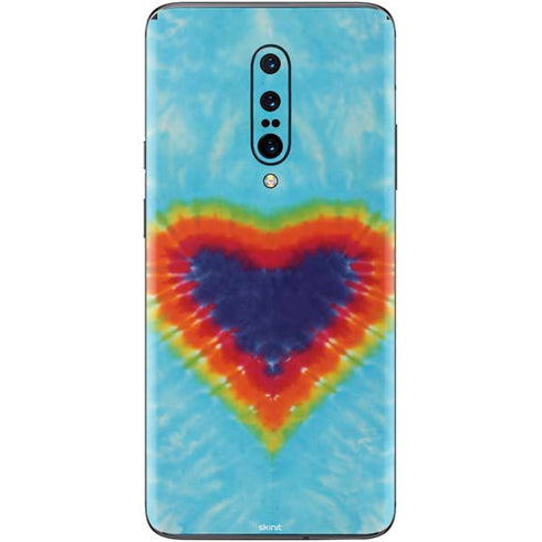 Liquid Blue Tie Dye Heart OnePlus 7 Pro Skin