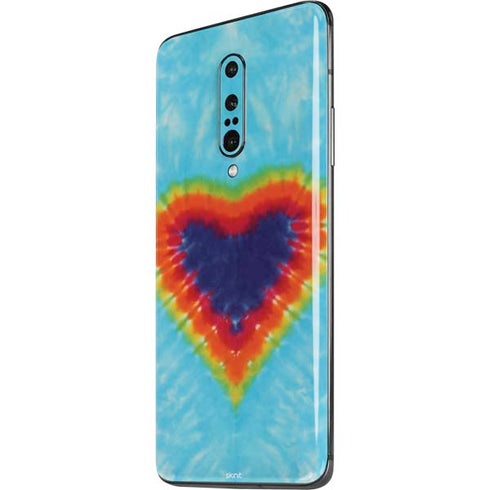 Liquid Blue Tie Dye Heart OnePlus 7 Pro Skin