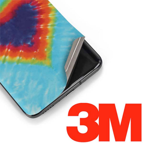 Liquid Blue Tie Dye Heart OnePlus 7 Pro Skin