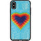Liquid Blue Tie Dye Heart Otterbox Symmetry iPhone Skin